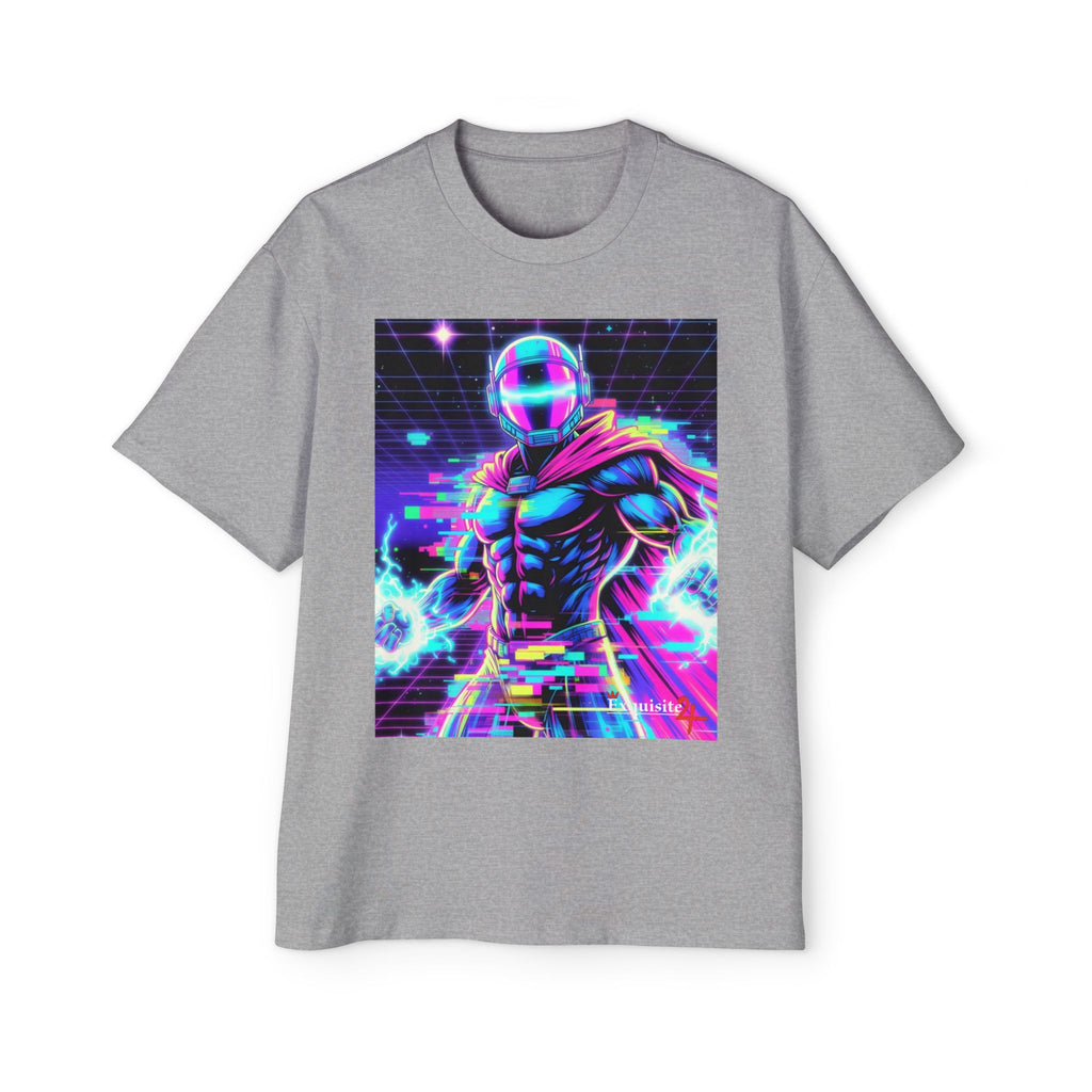 Graphic Tee — Retro Cyberhero Oversized Tee