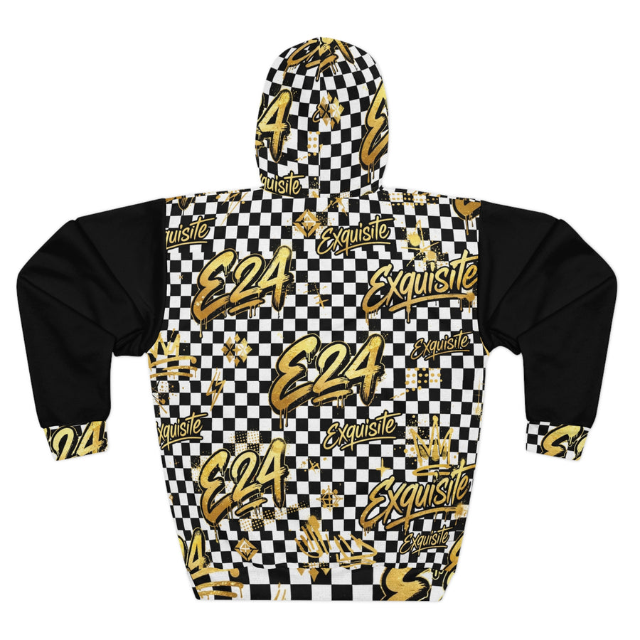 Hoodie — E24 Exquisite Checkered Racing Graphic Hoodie