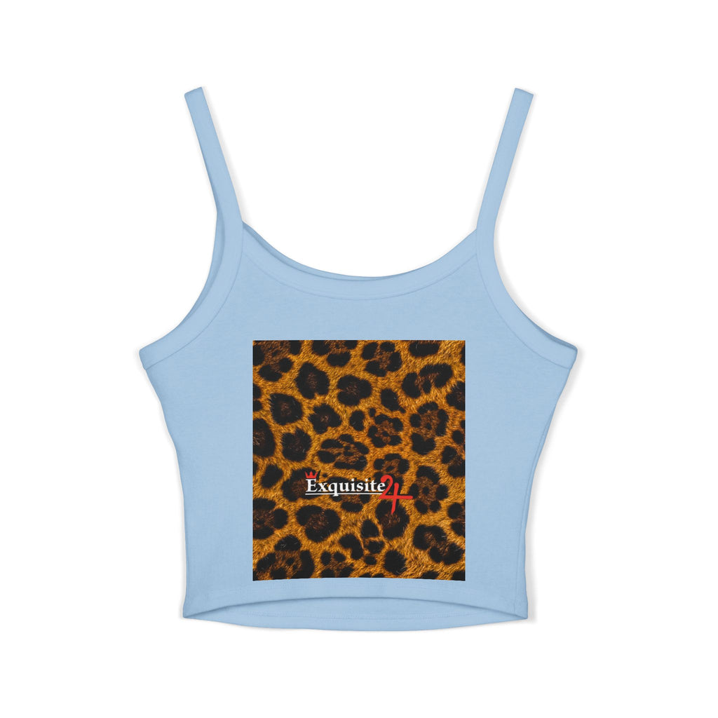 Exquisite 24 Leopard Print Women's Spaghetti Tank