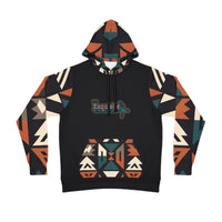 Aztec Warrior Geometric Athletic Hoodie