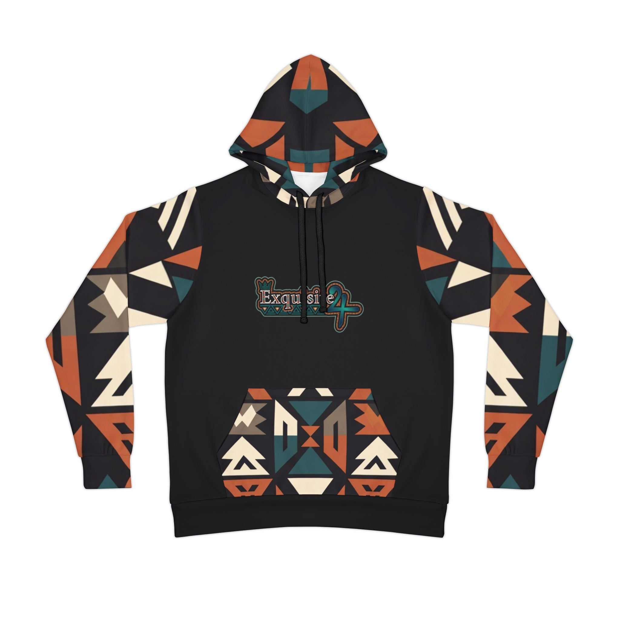 Aztec Warrior Geometric Athletic Hoodie