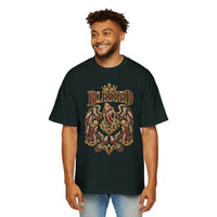 Paisley "BLESSED" Oversized Graphic Tee
