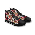 Plaid 'Exquisite 24’ High Top Sneakers — Women's Casual Retro Streetwear