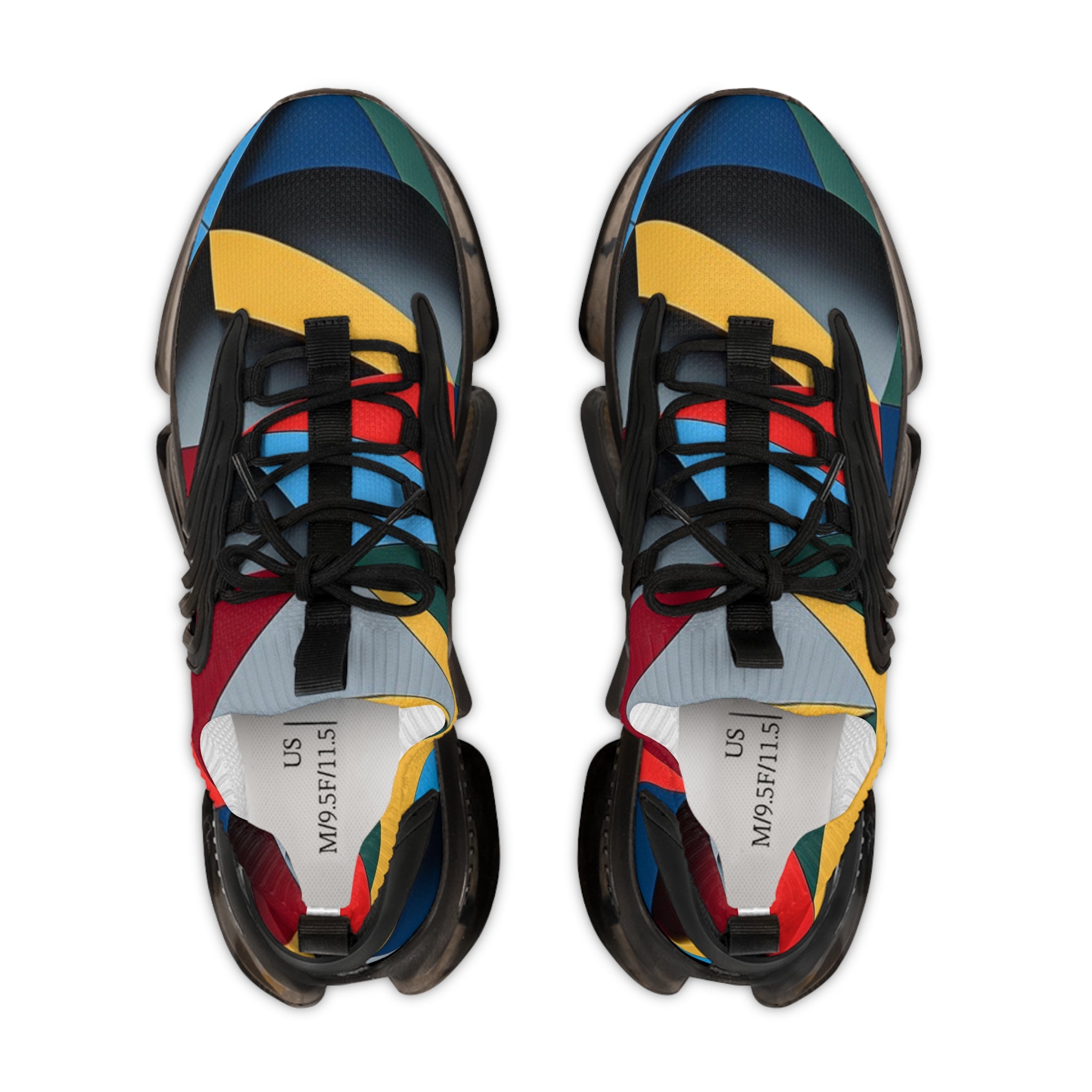 Colorful Geometric Athletic Shoes