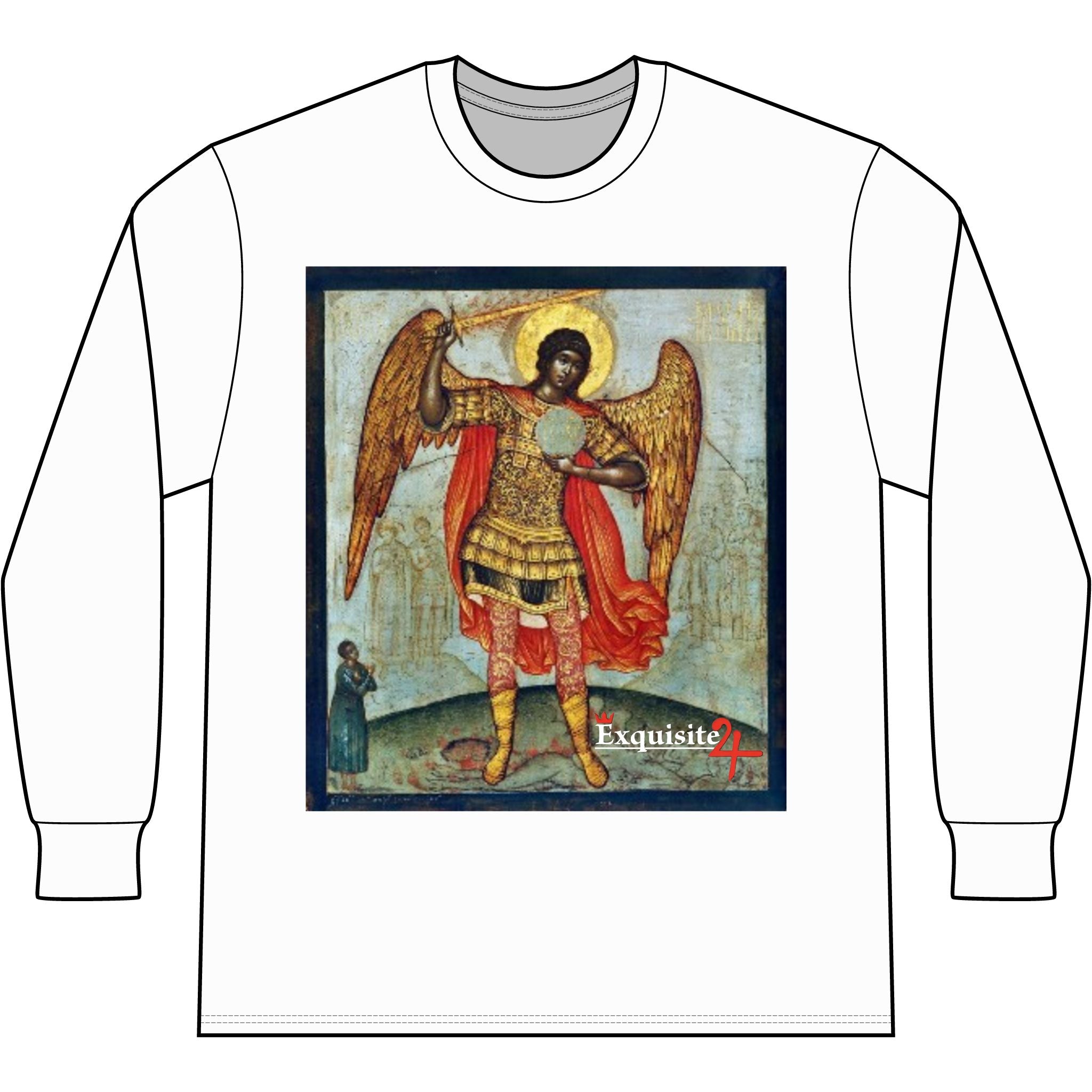 Heavenly Guardian Vintage Long Sleeve Tee