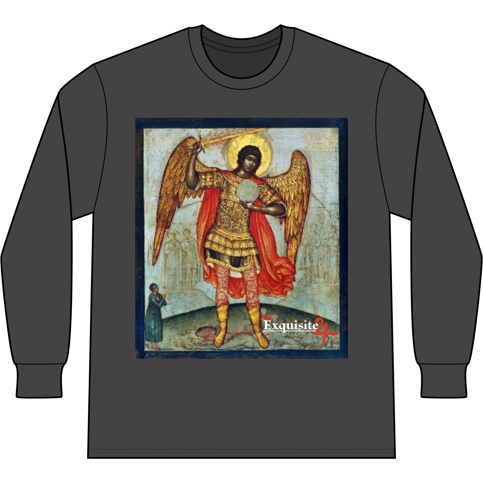 Heavenly Guardian Vintage Long Sleeve Tee