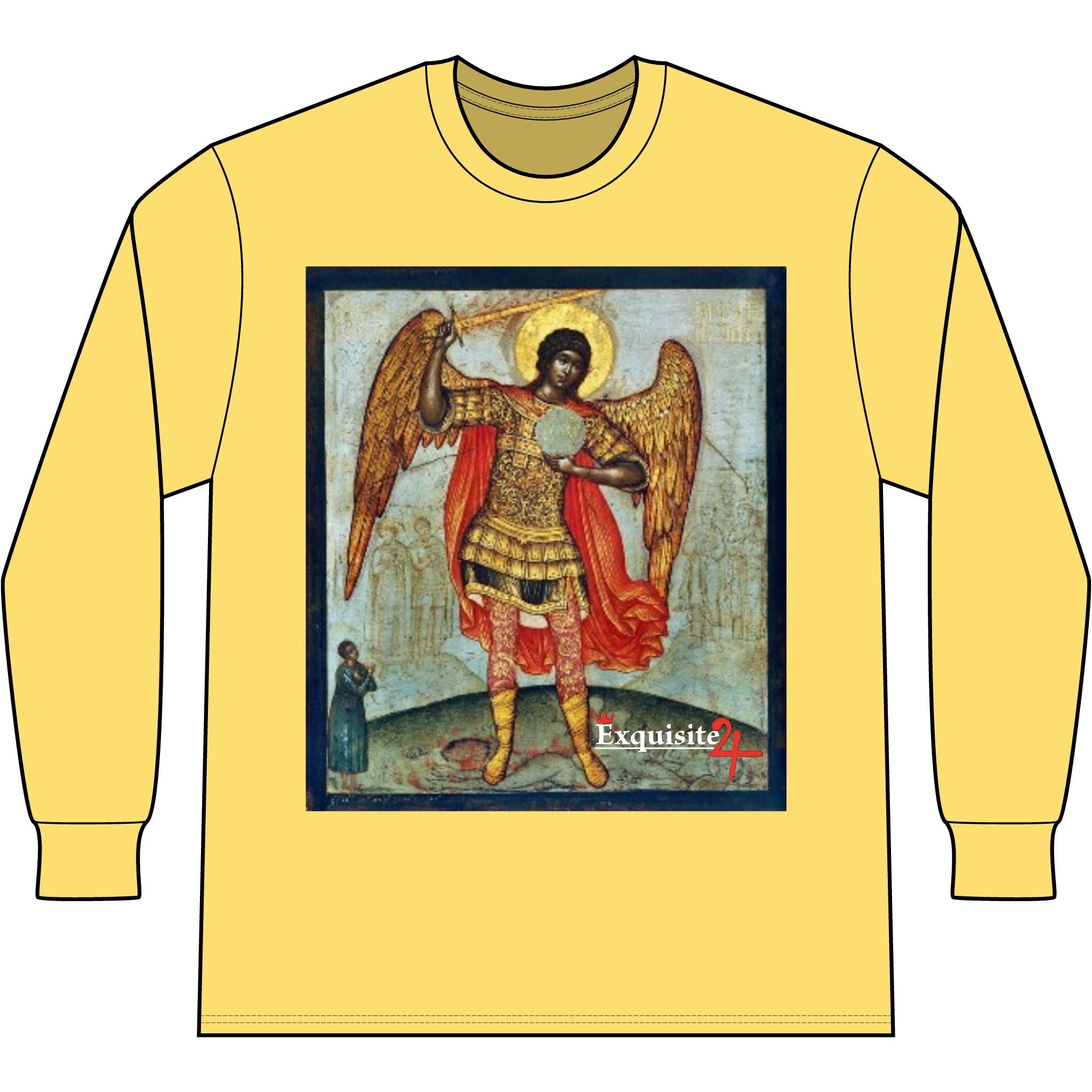 Heavenly Guardian Vintage Long Sleeve Tee