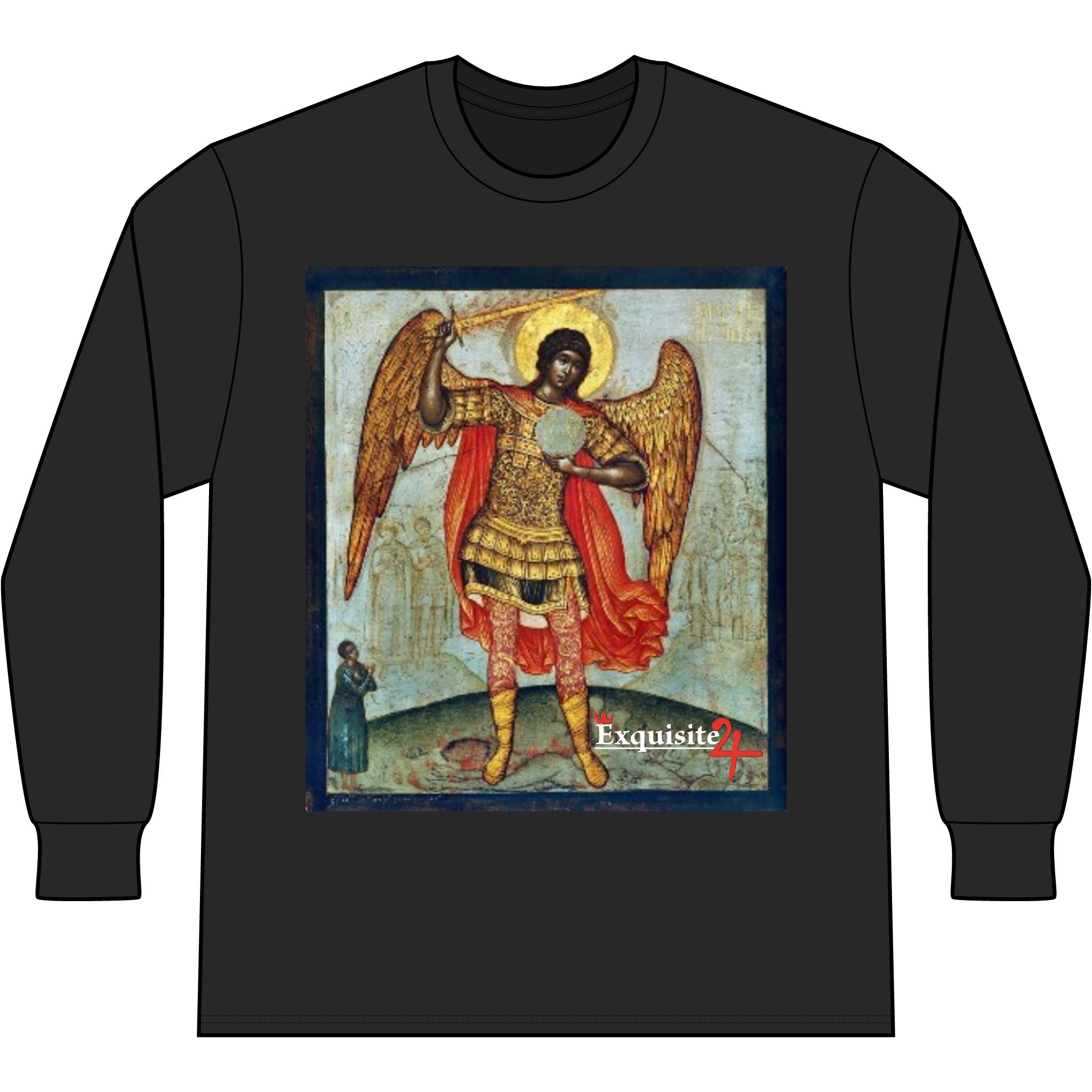 Heavenly Guardian Vintage Long Sleeve Tee