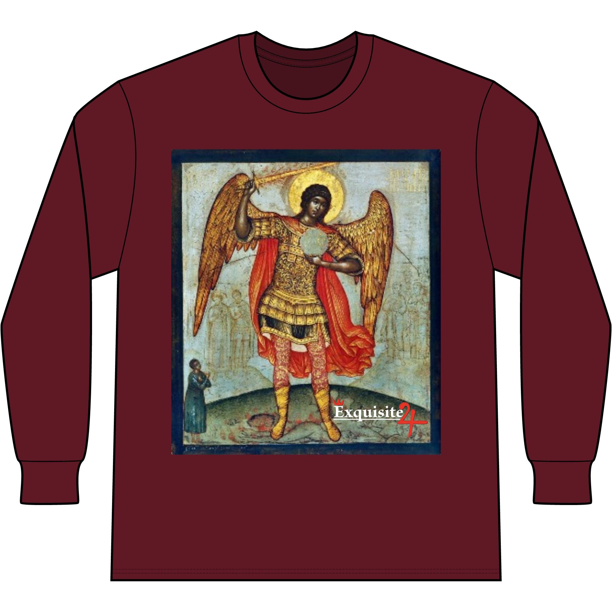 Heavenly Guardian Vintage Long Sleeve Tee