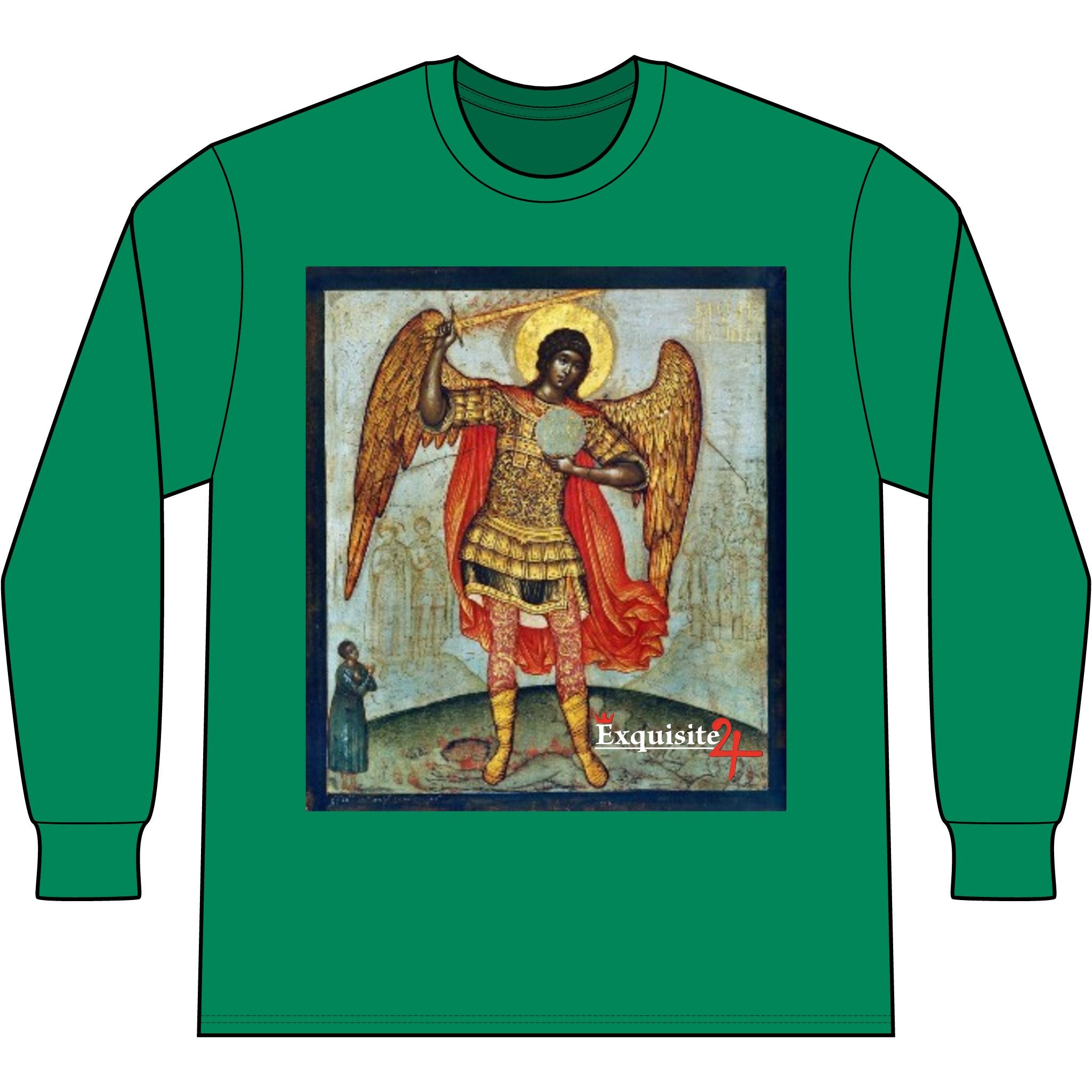 Heavenly Guardian Vintage Long Sleeve Tee
