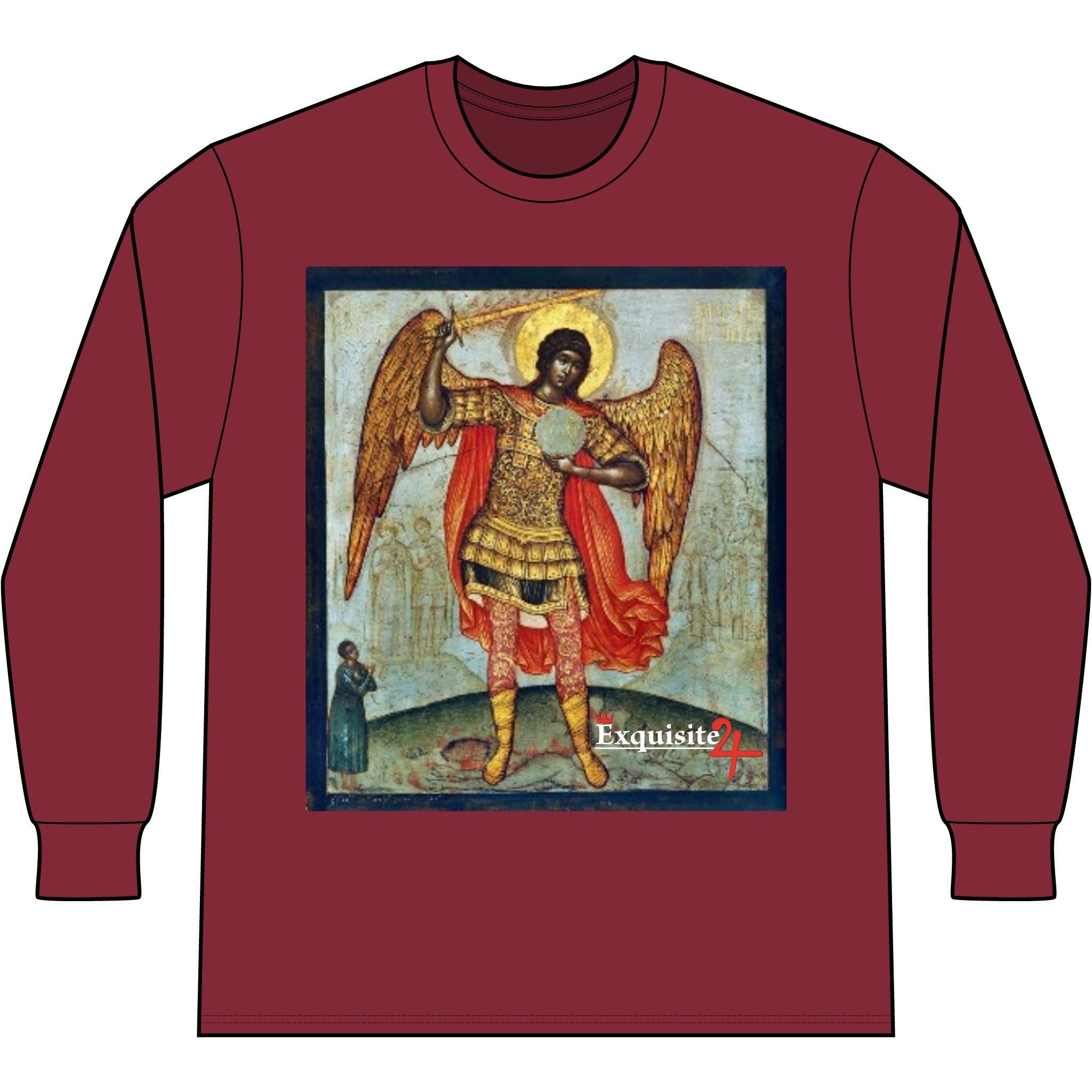 Heavenly Guardian Vintage Long Sleeve Tee
