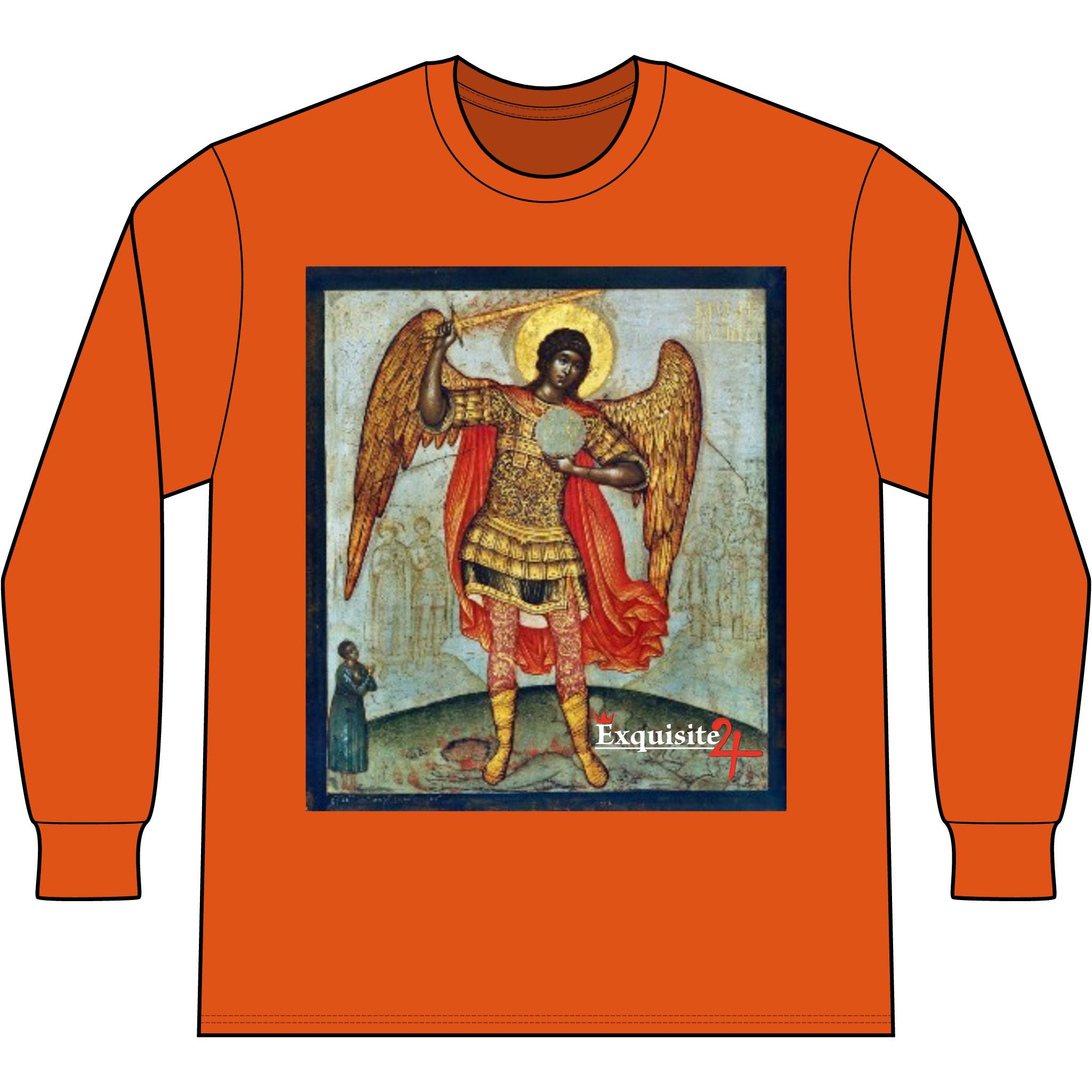 Heavenly Guardian Vintage Long Sleeve Tee
