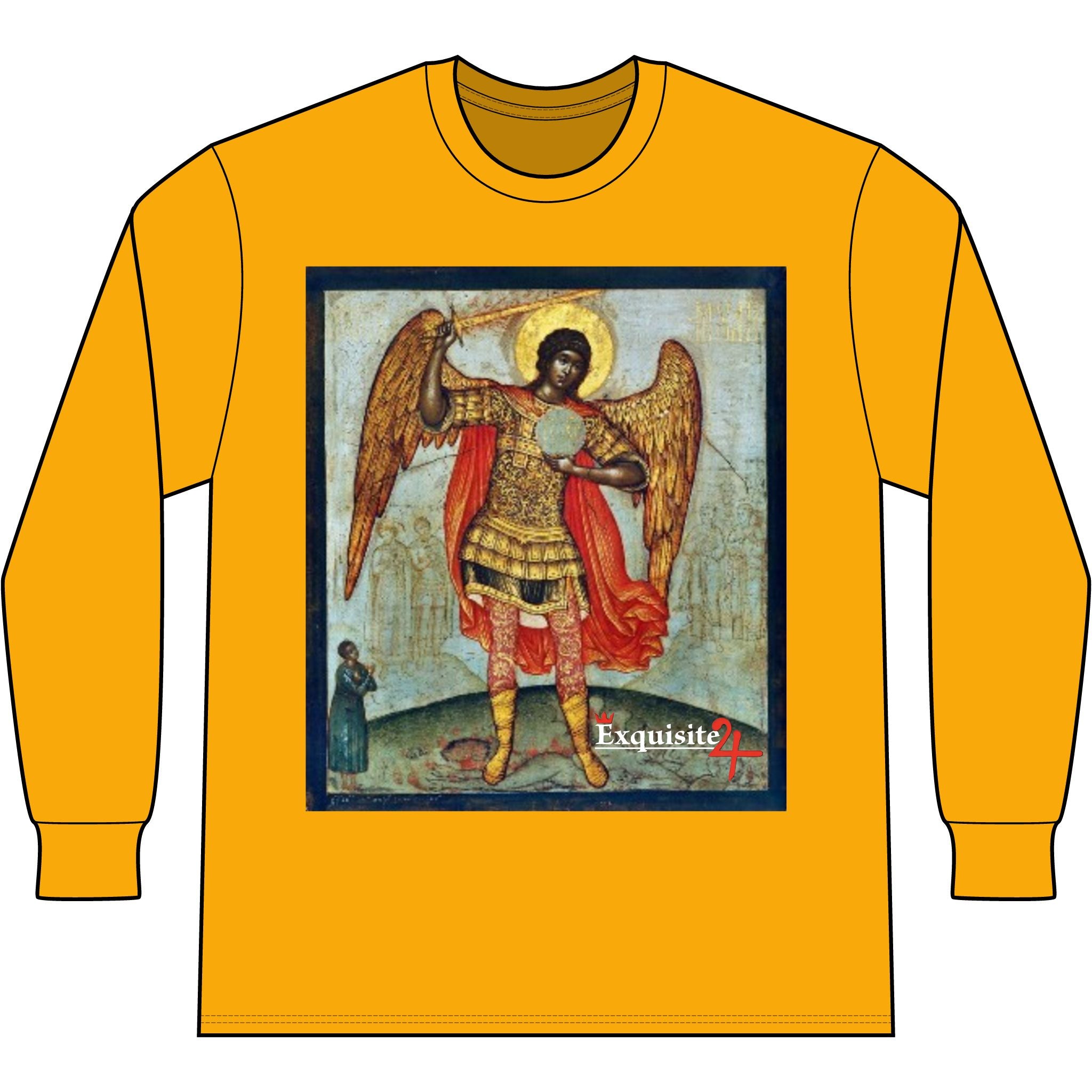 Heavenly Guardian Vintage Long Sleeve Tee