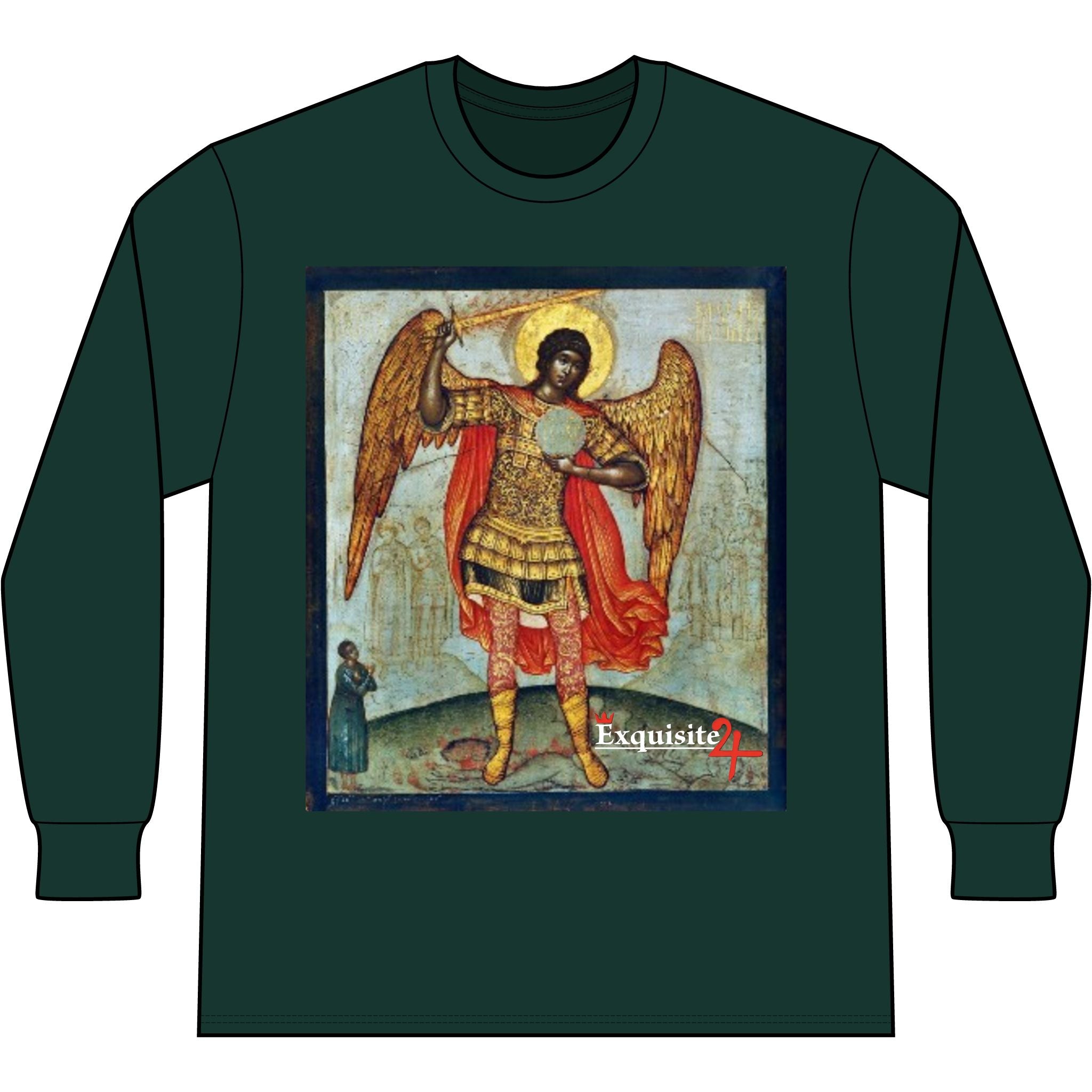 Heavenly Guardian Vintage Long Sleeve Tee