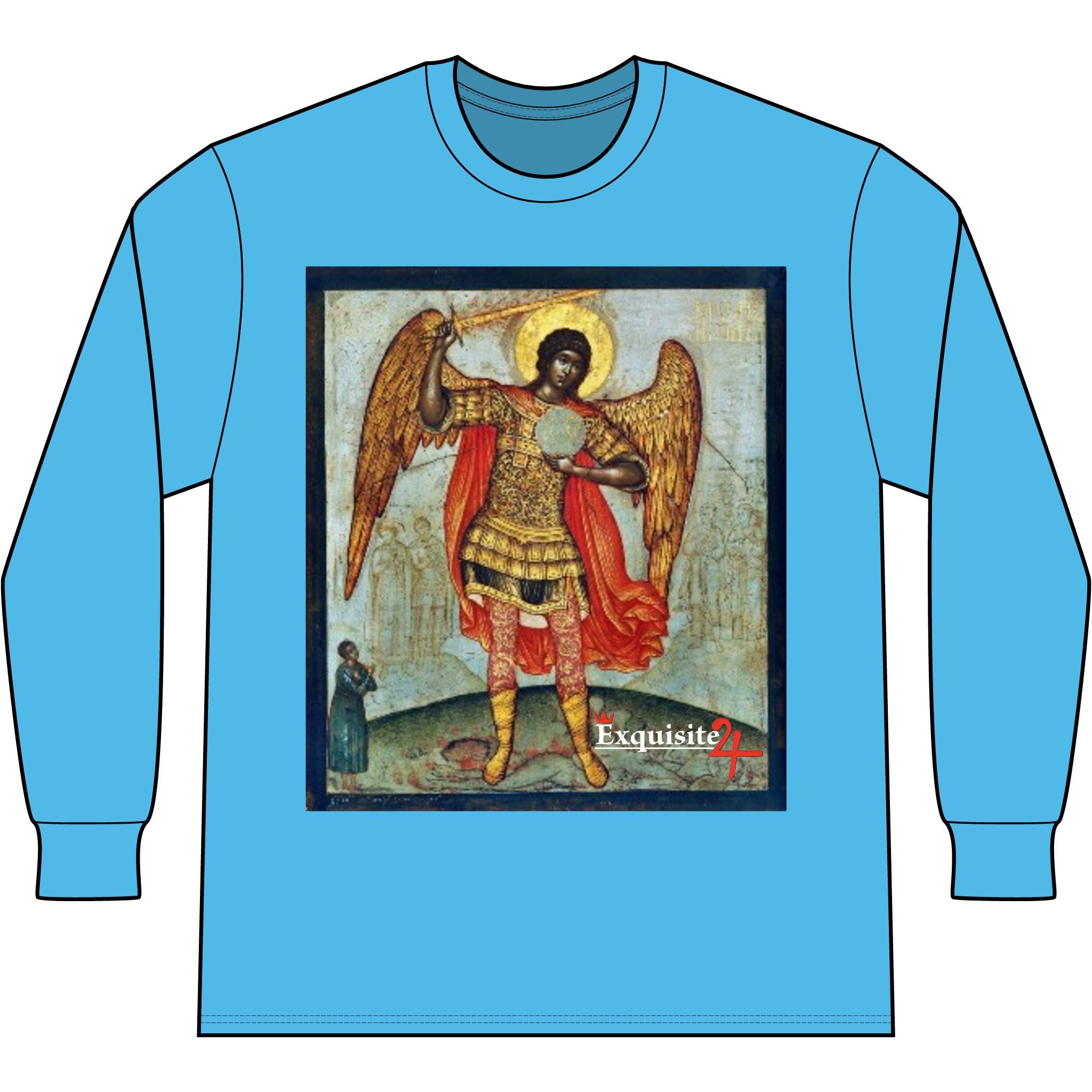 Heavenly Guardian Vintage Long Sleeve Tee