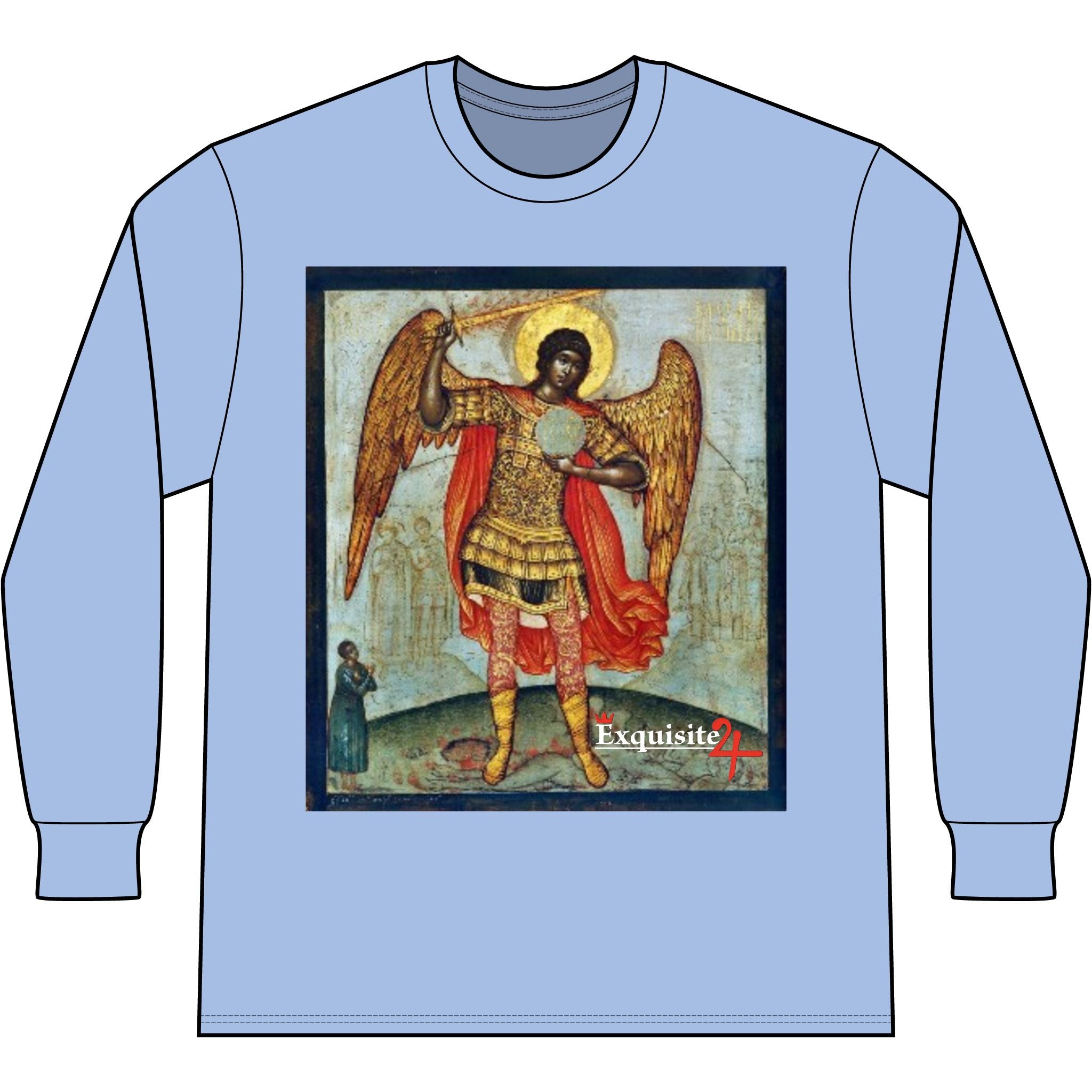 Heavenly Guardian Vintage Long Sleeve Tee
