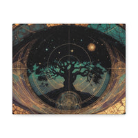 Mystic Eye Tree of Life Stretched Canvas