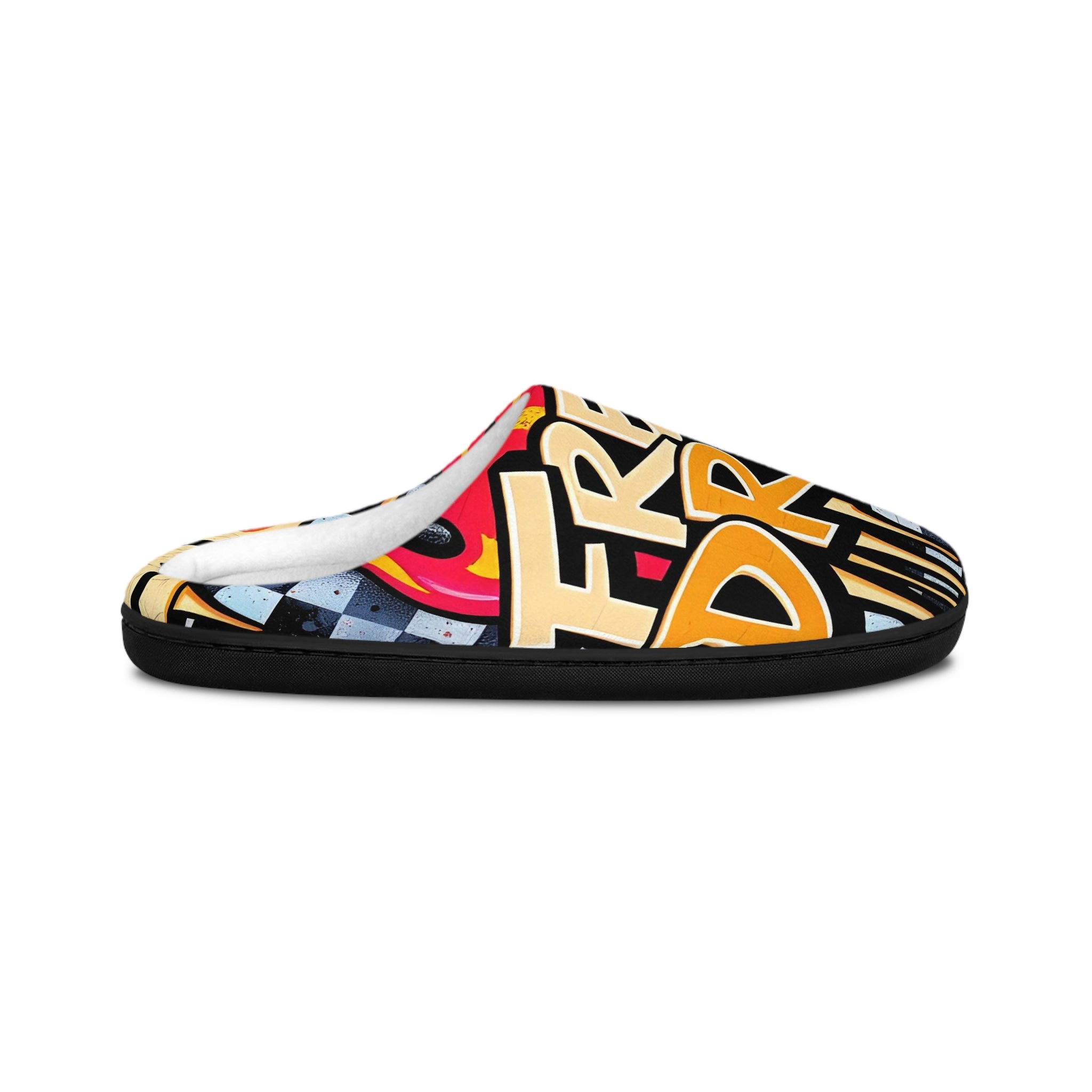 Graffiti “Fresh Drip” Men's Indoor Slippers