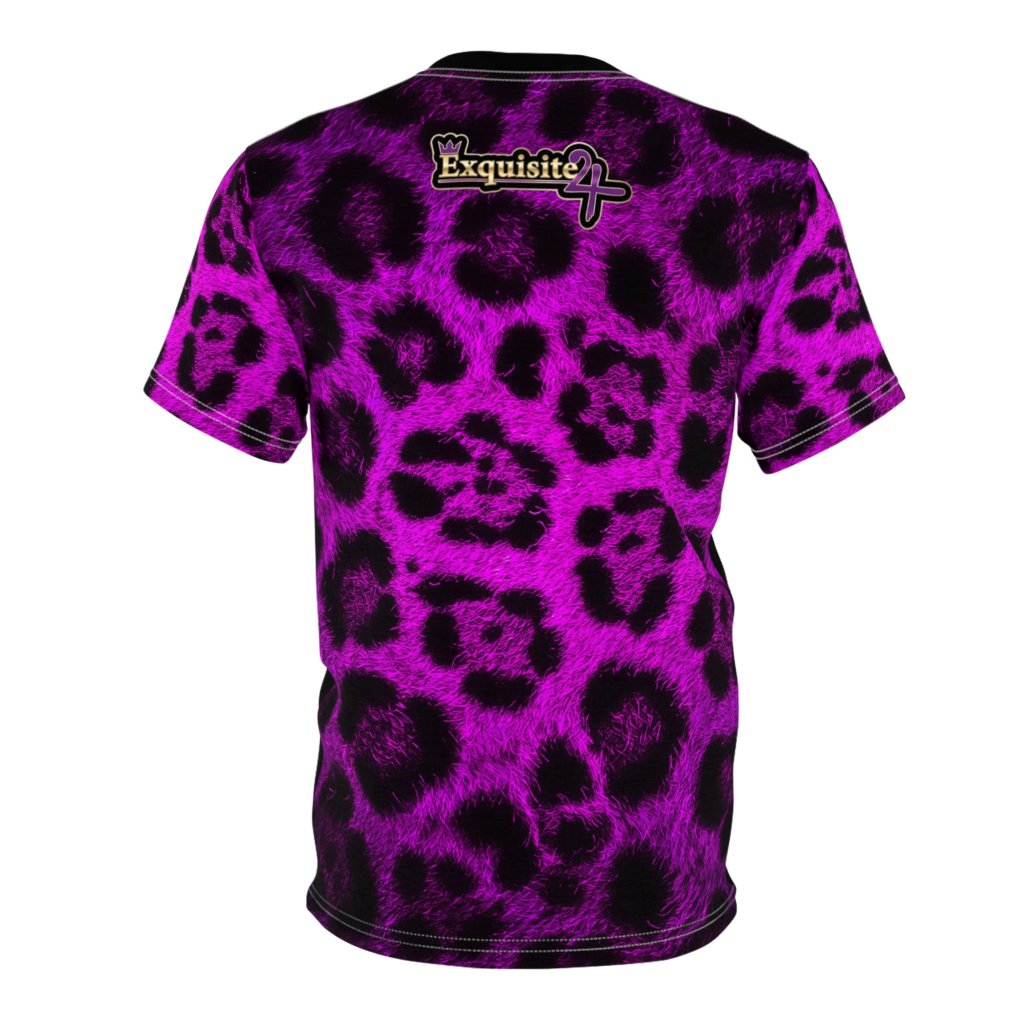 Purple Leopard Exquisite 24 Sleeve Tee