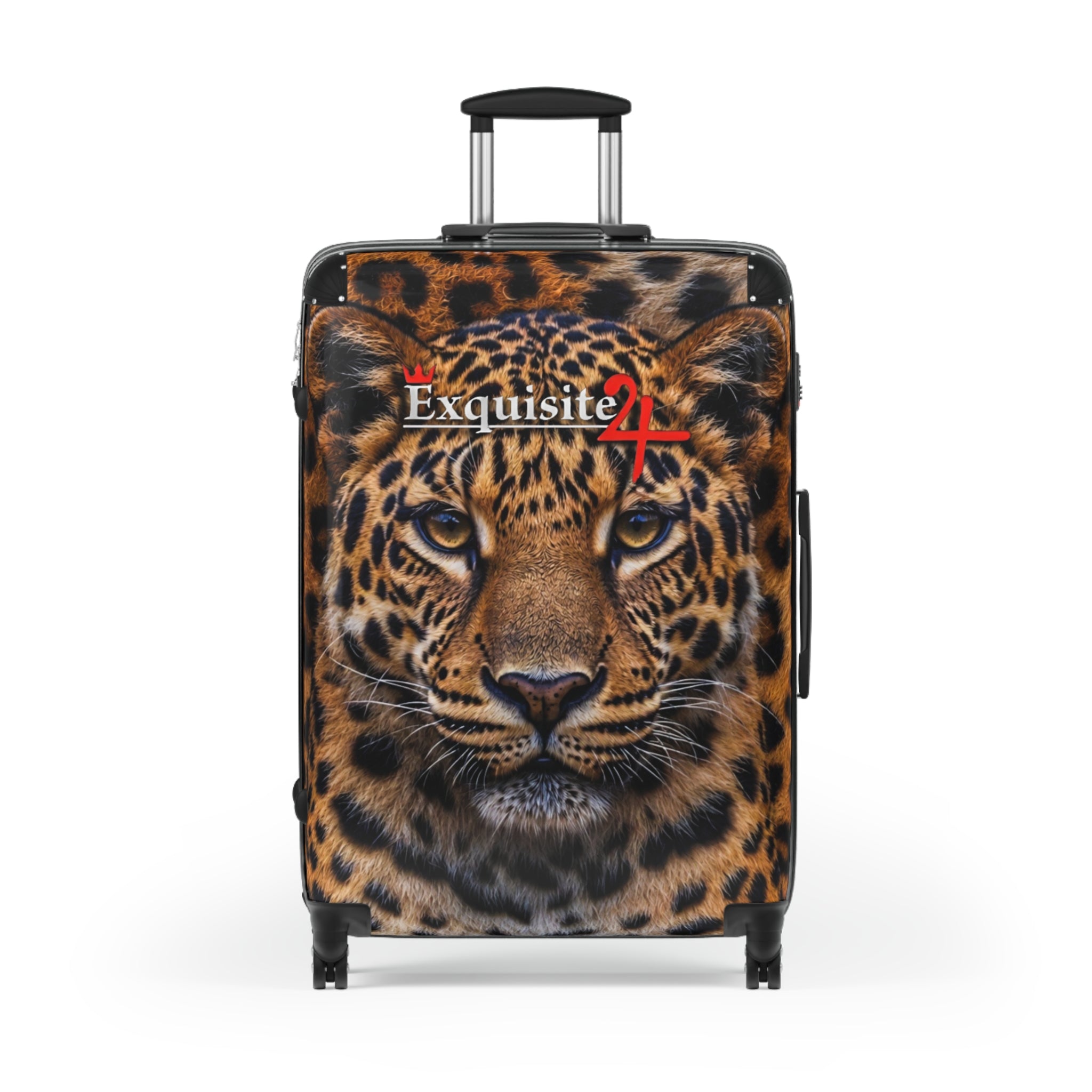 Leopard Face Carry-On Suitcase — Exquisite 24 Travel Luggage