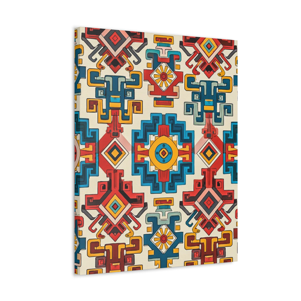 Southwestern Geometric Canvas Print
