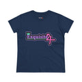 Exquisite 24 Sticker Logo Women's Graphic Tee – Neon Dream