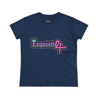 Exquisite 24 Sticker Logo Women's Graphic Tee – Neon Dream