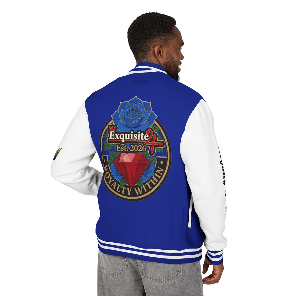 Exquisite 24 Royalty Within Emblem Varsity Jacket