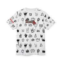 Crown Graffiti All-Over Print Tee — Exquisite 24 Logo