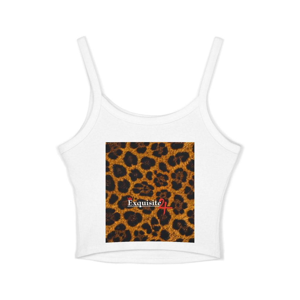 Exquisite 24 Leopard Print Women's Spaghetti Tank