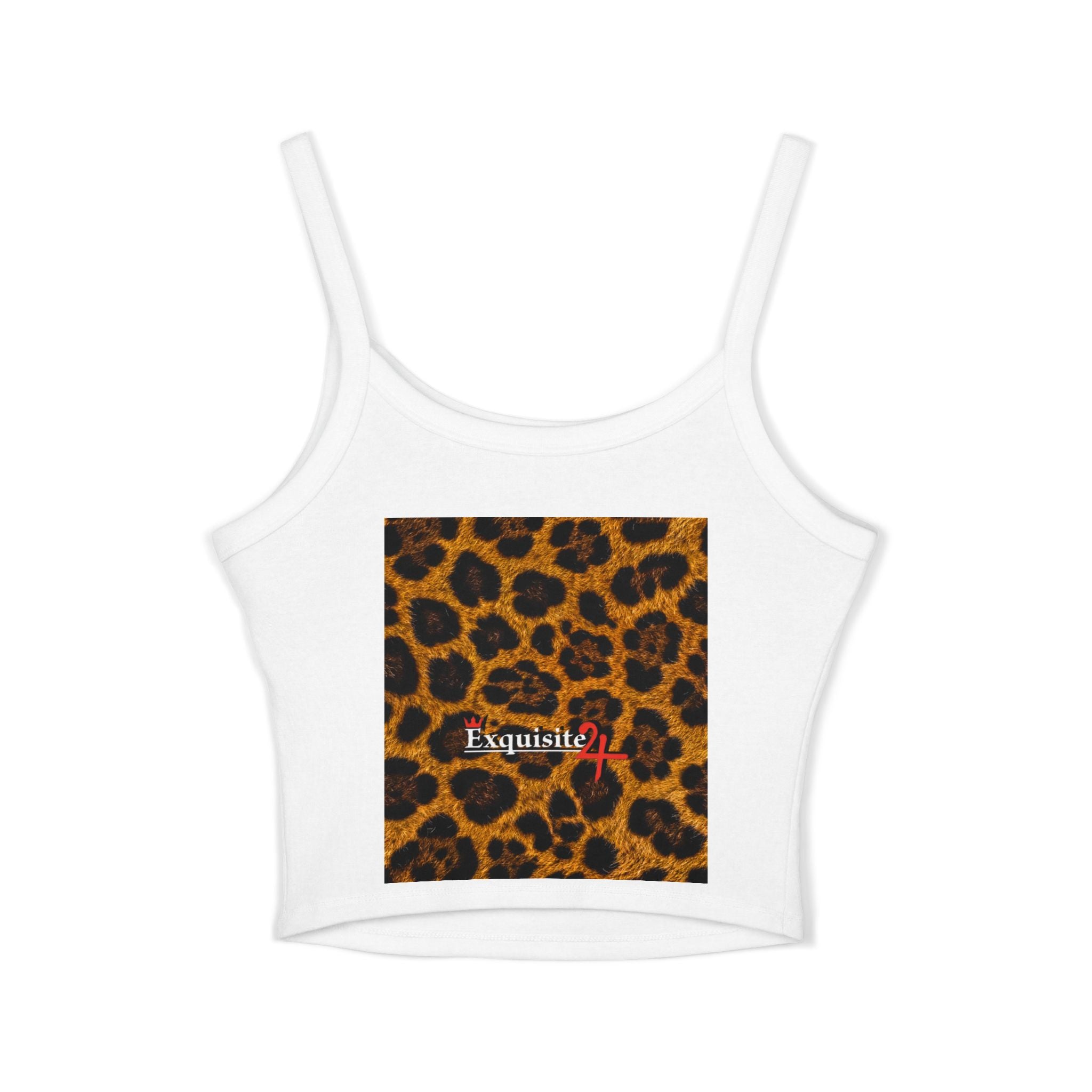 Exquisite 24 Leopard Print Women's Spaghetti Tank