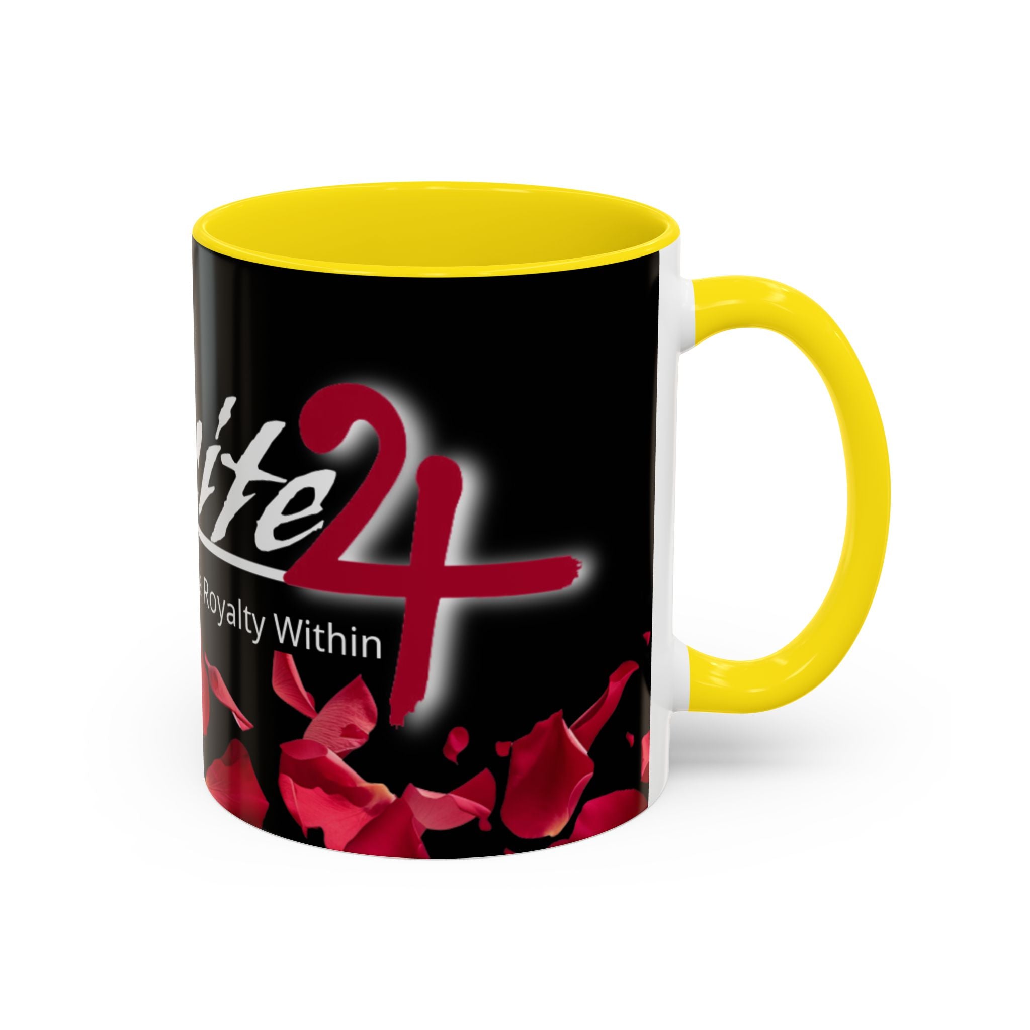 Exquisite 24 Rose Coffee Mug — 'Feel The Royalty Within' (11/15oz)