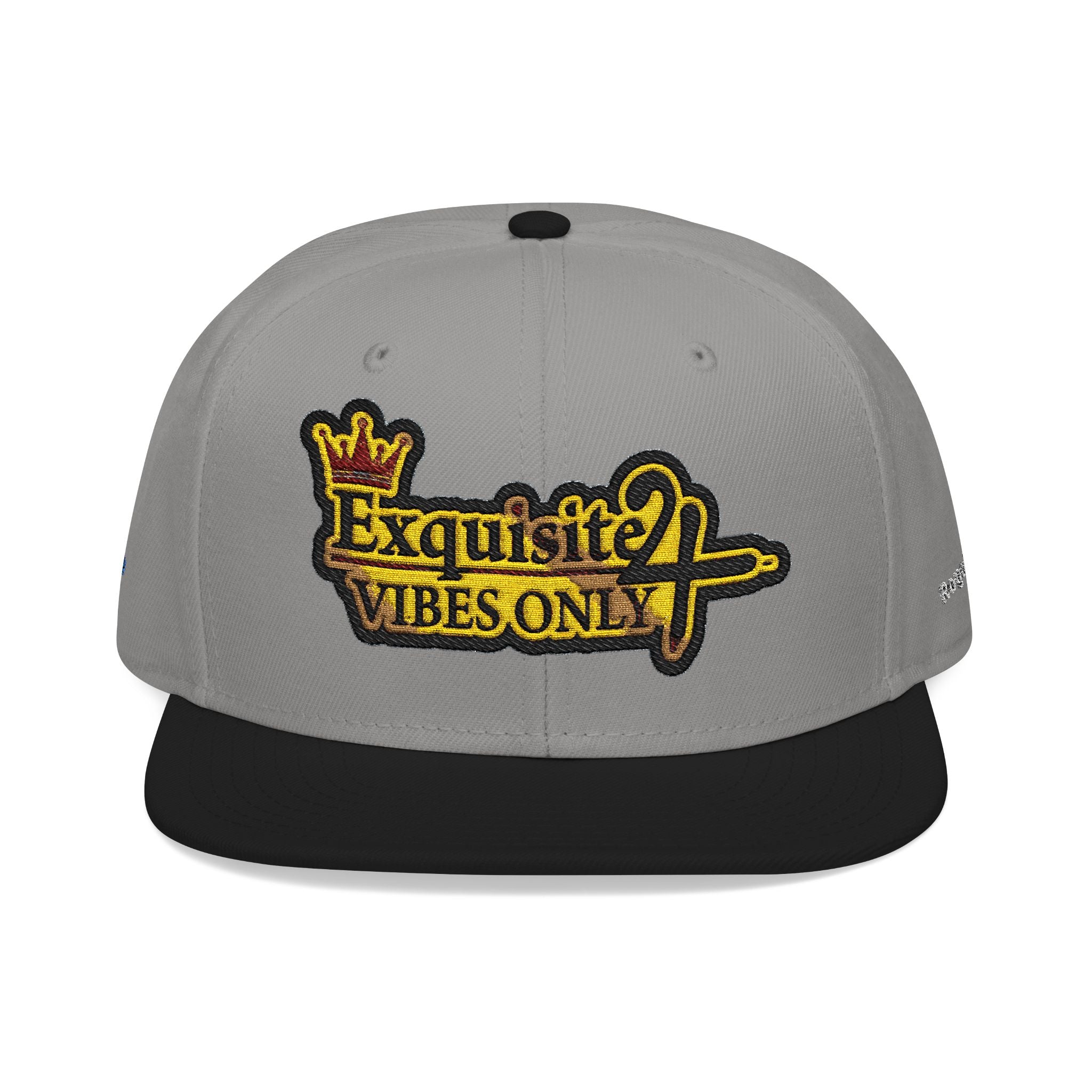 Exquisite 24 VIBES ONLY Embroidered Snapback Hat — Vintage Script Logo Streetwear Cap
