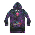 Exquisite 24 Pink Mask Graffiti Streetwear Hoodie Dress