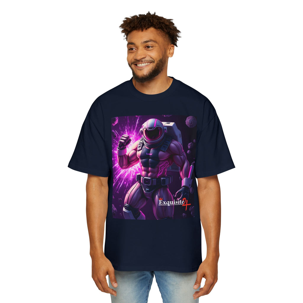 Astro Warrior Graphic Tee — Purple Space Ninja Gaming T-Shirt