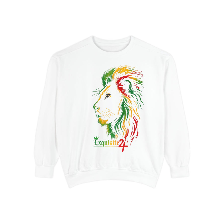Rasta Lion Outline Sweatshirt