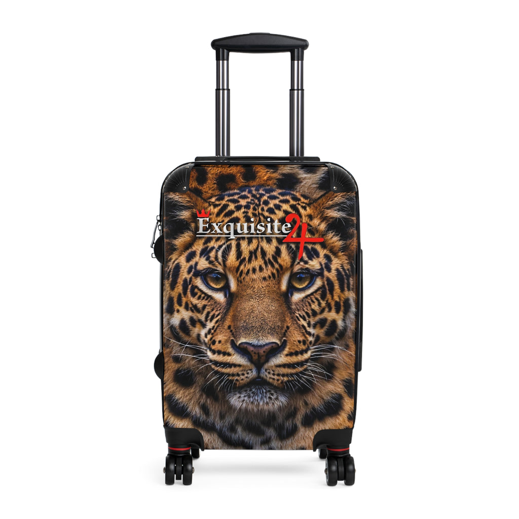 Leopard Face Carry-On Suitcase — Exquisite 24 Travel Luggage