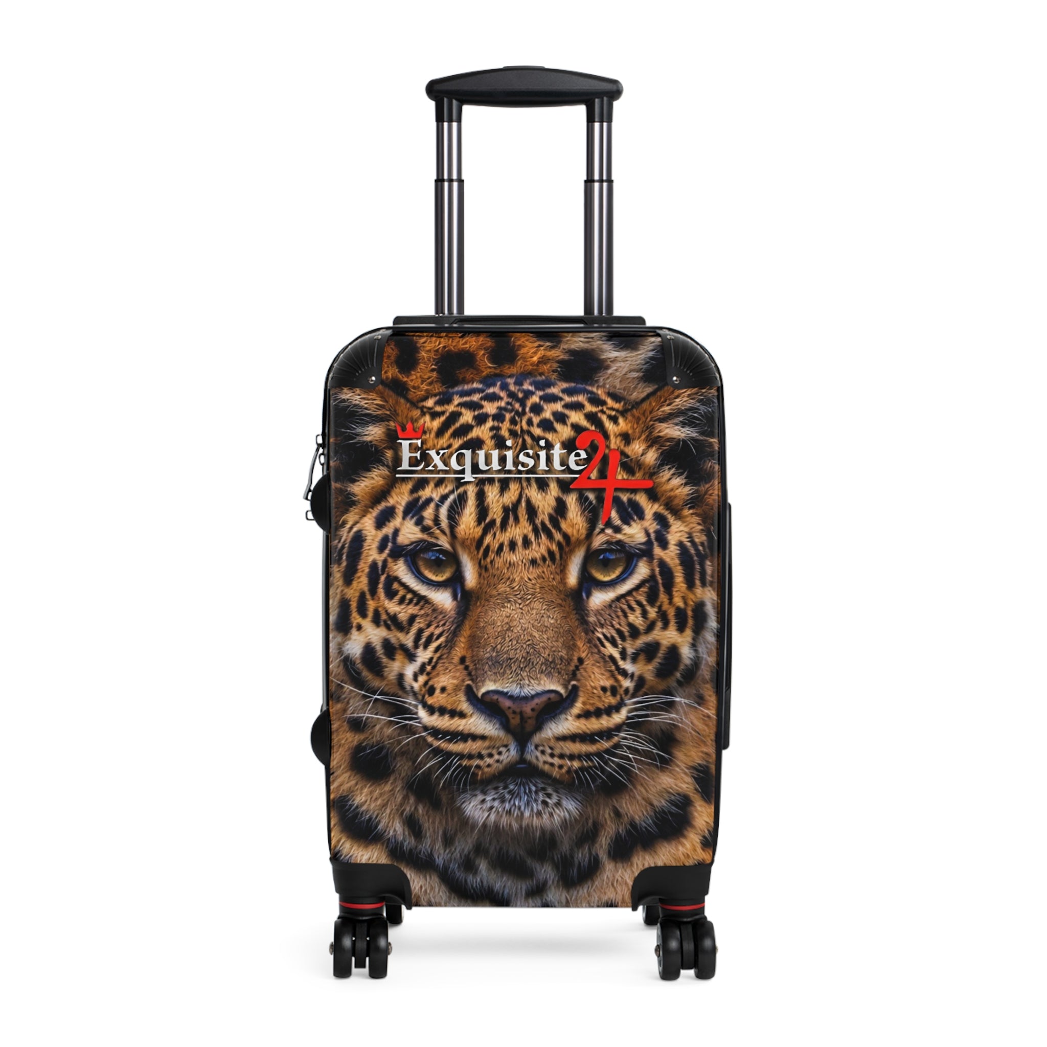 Leopard Face Carry-On Suitcase — Exquisite 24 Travel Luggage