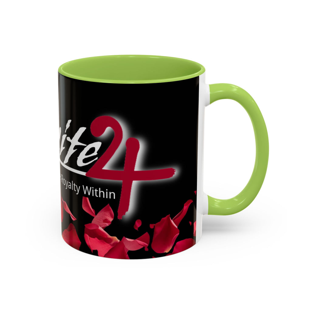 Exquisite 24 Rose Coffee Mug — 'Feel The Royalty Within' (11/15oz)