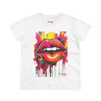 Graffiti Lip Women's Graphic Tee