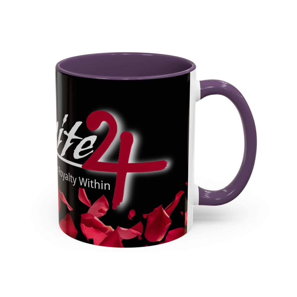 Exquisite 24 Rose Coffee Mug — 'Feel The Royalty Within' (11/15oz)