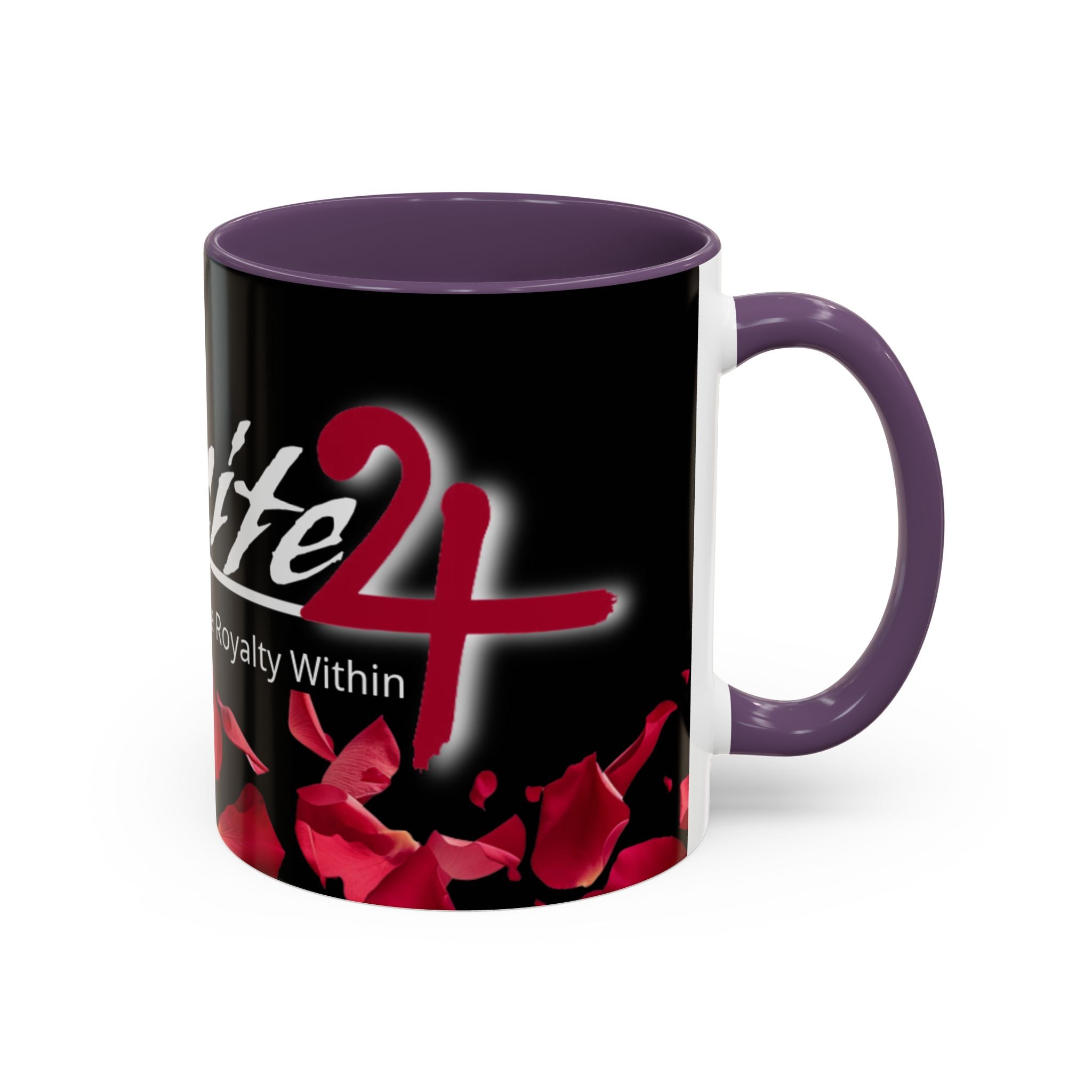 Exquisite 24 Rose Coffee Mug — 'Feel The Royalty Within' (11/15oz)