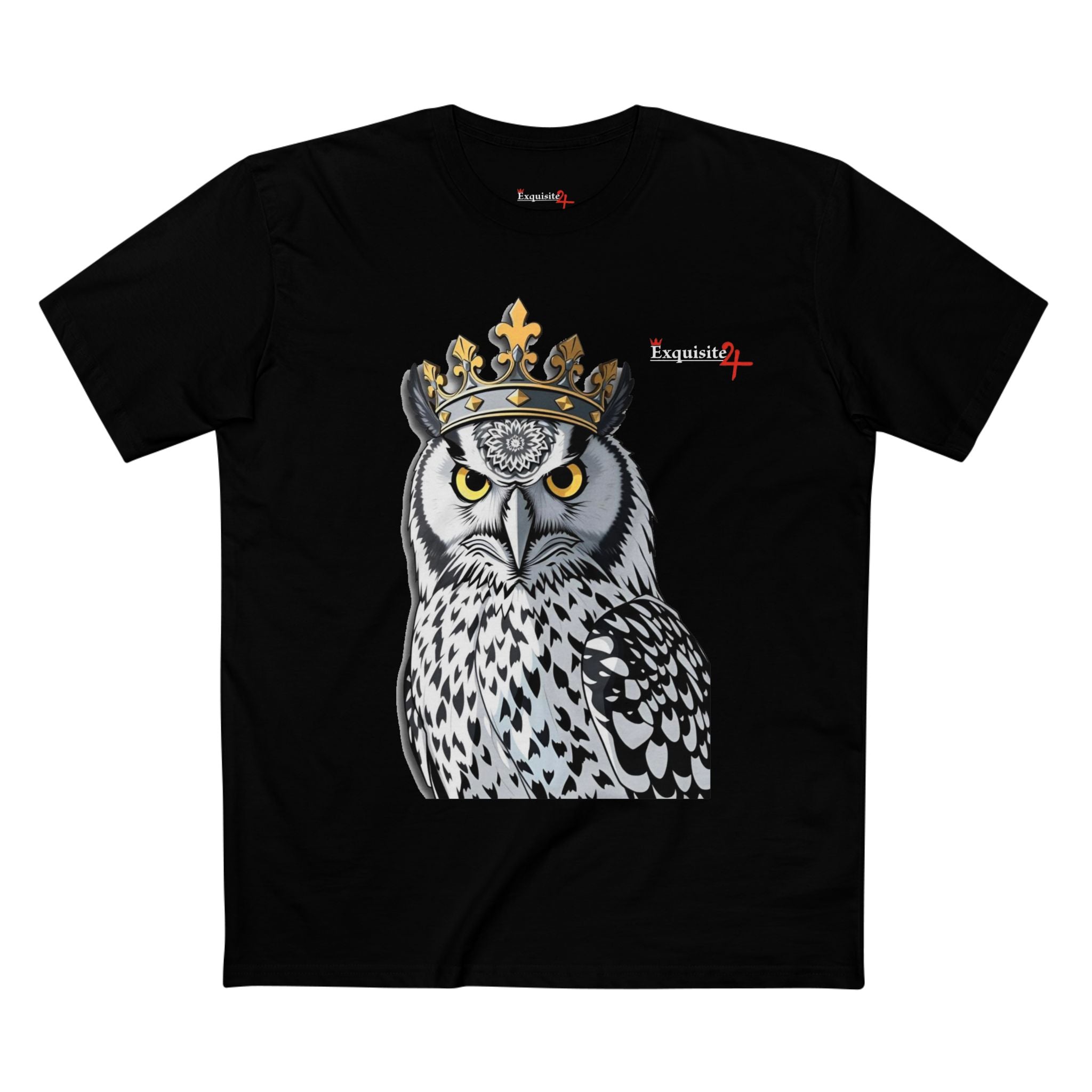 White Crowned Owl Graphic Tee