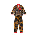 Leopard Luxe Satin Pajamas — 'Exquisite 24' Printed Women's Sleep Set