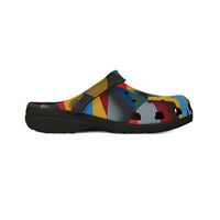 Abstract Geometric EVA Foam Clogs