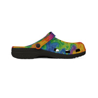 Tie-Dye Rainbow EVA Foam Clogs