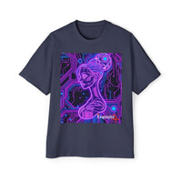 Cyberpunk Goddess Graphic Tee Oversized Men's T-Shirt