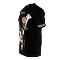 Skeleton Hand Rose T-Shirt — Exquisite 24 Gothic Floral Tee