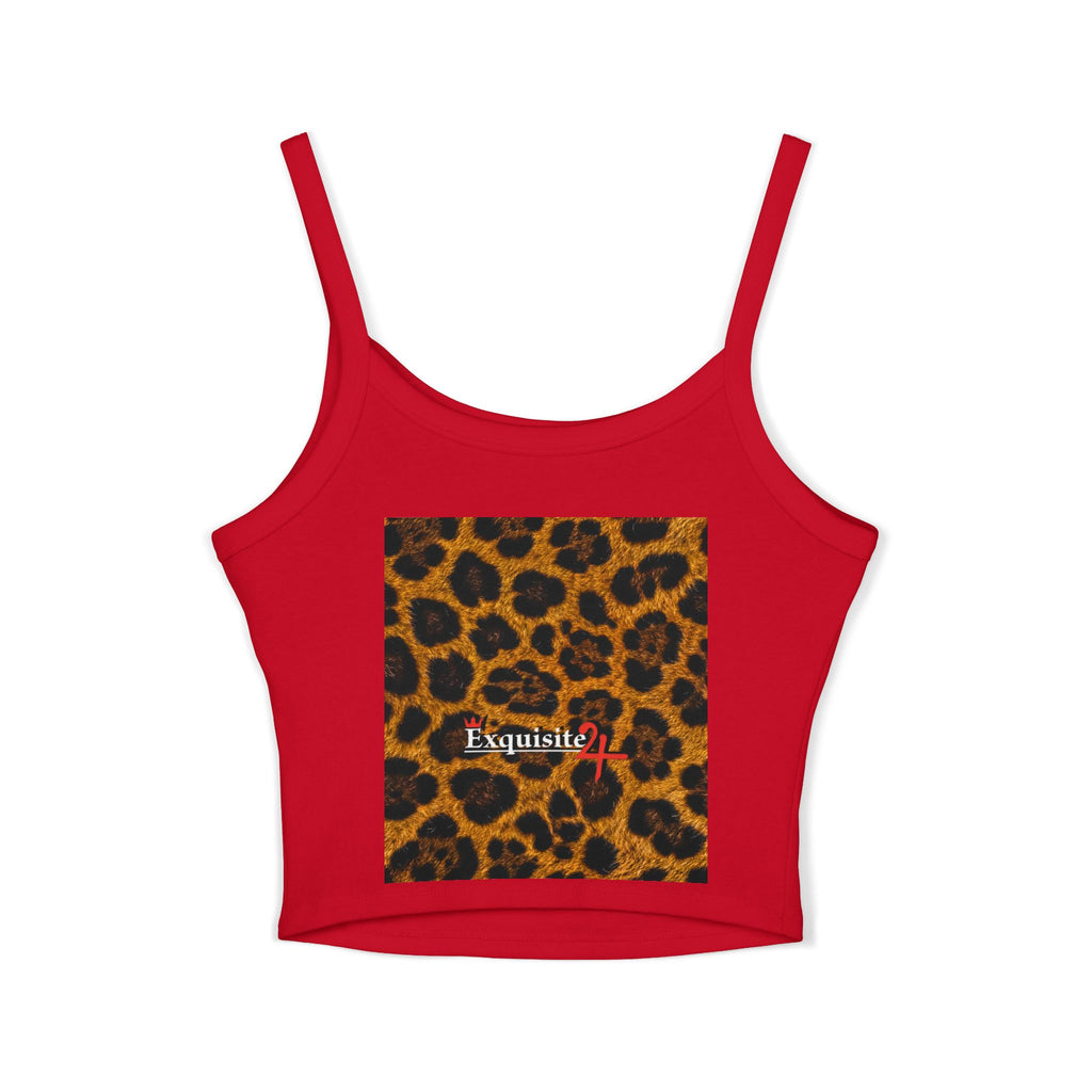 Exquisite 24 Leopard Print Women's Spaghetti Tank