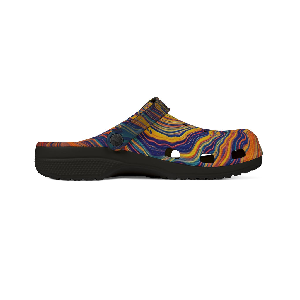 Colorful Swirl EVA Clogs — Comfortable Foam Shoes